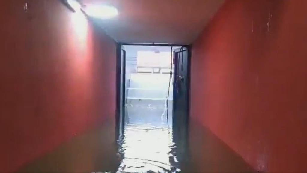 Túnel do Patronato alagado (vídeo/olé)