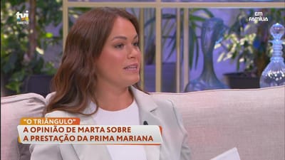 Prima de Mariana fala sobre o seu jogo: «É aquilo que nós vemos e garantidamente que se queria destacar» - TVI