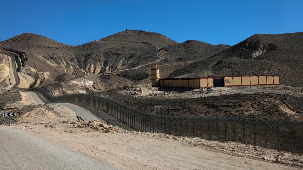 Fronteira entre Israel e o Egito (Menahem Kahana/Getty Images)