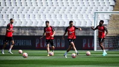 Sp. Braga: Tormena e Borja trabalham no relvado na véspera da final da Taça - TVI