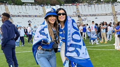 Companheiras dos jogadores do FC Porto em festa no Jamor - TVI