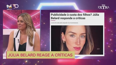 Júlia Belard é criticada por não revelar nome do bebé! - TVI