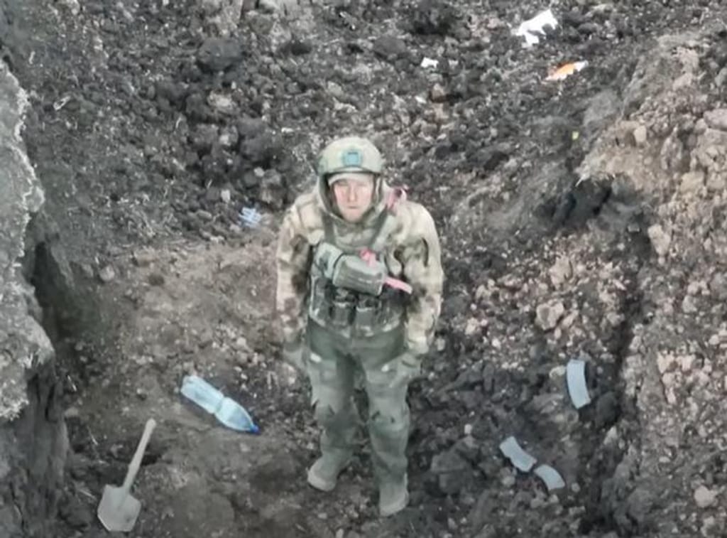 Rendição de soldado russo. Reprodução YouTube WSJ