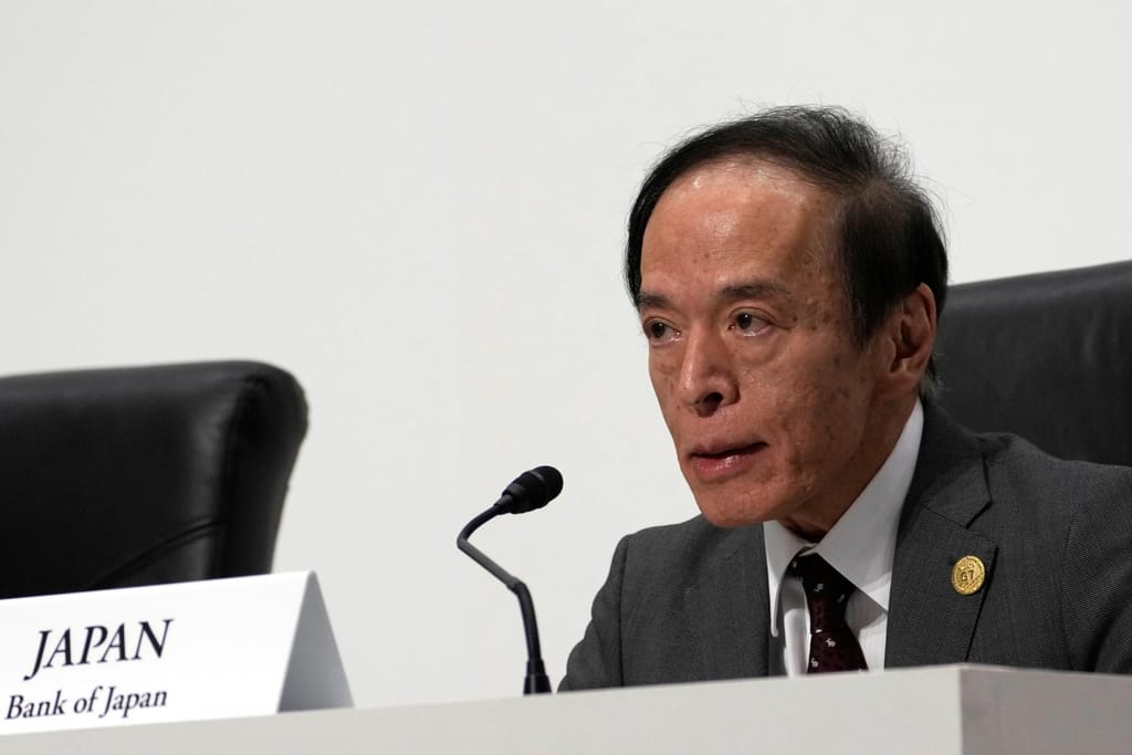 Kazuo Ueda, governador do Banco do Japão (Foto: Shuji Kajiyama/AP)