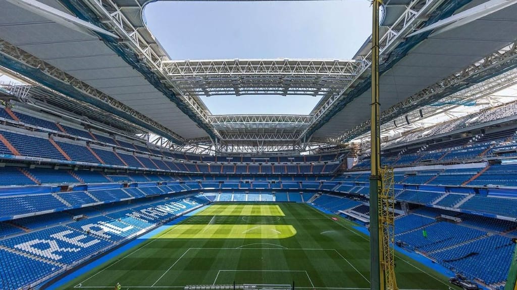 O novo Santiago Bernabéu (foto Real Madrid)