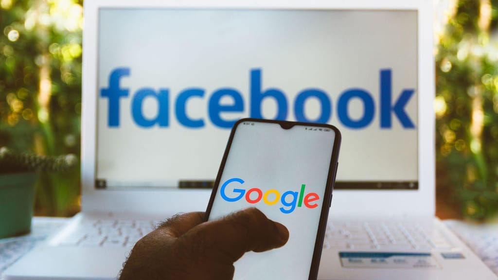 Facebook e Google (Rafael Henrique/Getty Images)