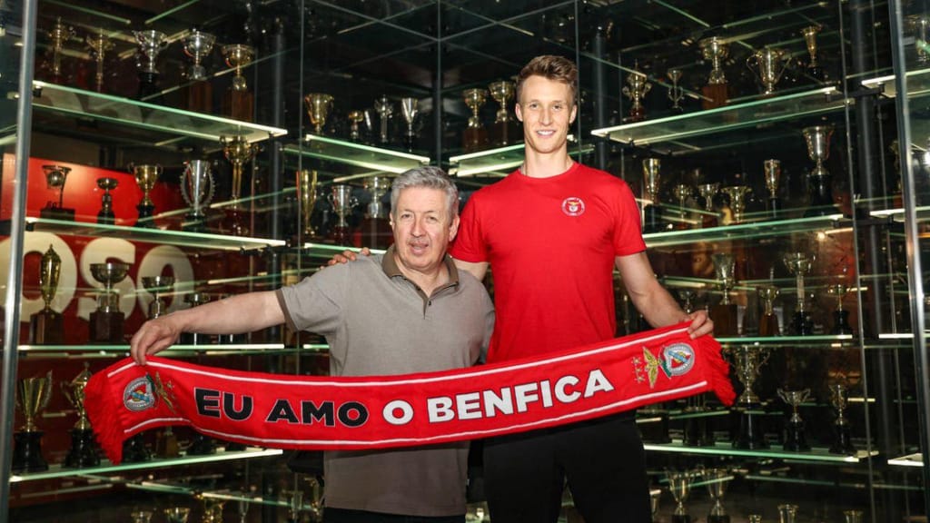 Pearson Eshenko é reforço da equipa de voleibol do Benfica (foto SLB)