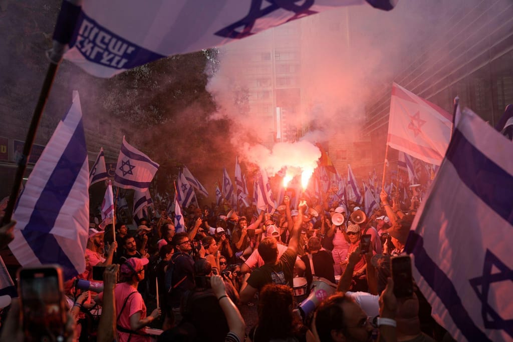 Protesto Israel 18/7/2023 (Oded Balilty/AP)
