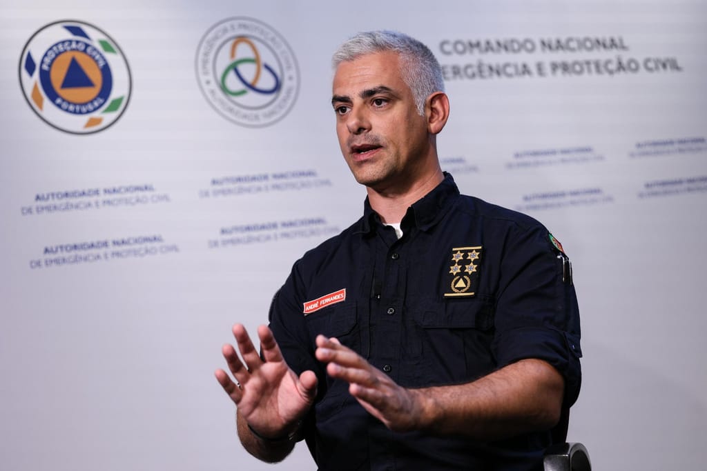 André Fernandes, comandante nacional de emergência e proteção civil (LUSA)