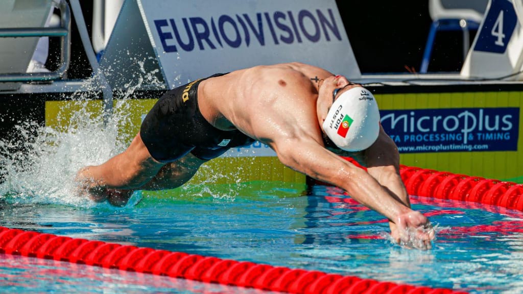João Costa, natação (Nikola Krstic/BSR Agency/Getty Images)