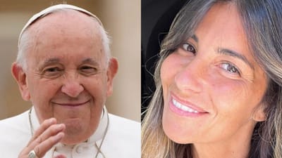 Isabel Figueira dá as boas-vindas ao Papa - TVI