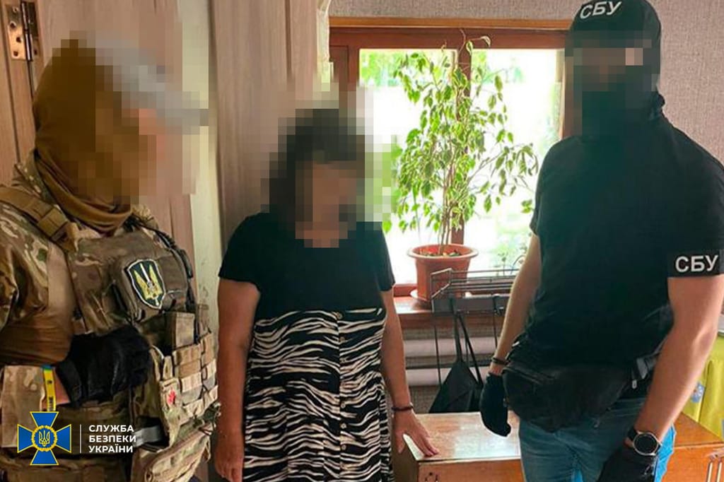 Serviço de Segurança Ucraniano detém infiltrada russa (Serviço de Segurança Ucraniano)