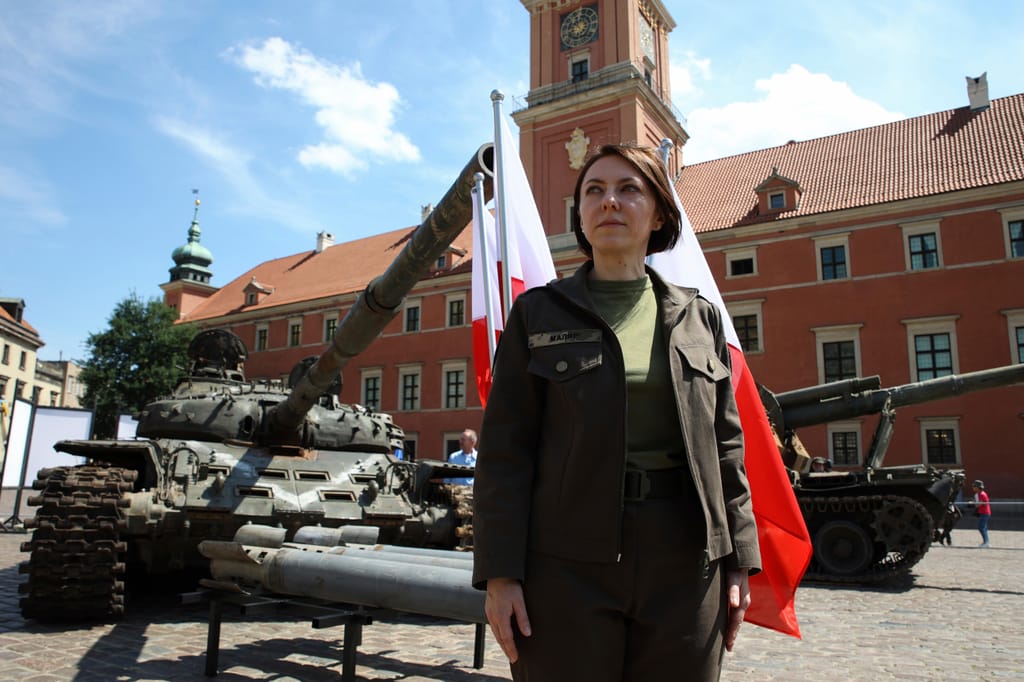 Vice-ministra da defesa da Ucrânia, Hanna Maliar (Associated Press)