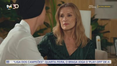 Magda fica em lágrimas com conversa de Lídia: «Eu queria tentar ser a mãe que nunca fui» - TVI