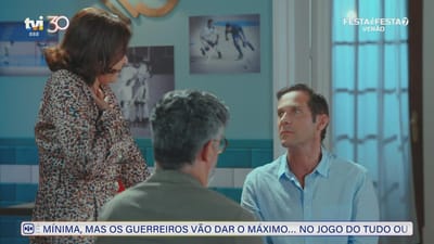 Teixeira e Sôtor ficam perplexos com ideia de Josefa: «Estátuas é o mínimo que se podia fazer por vocês!» - TVI