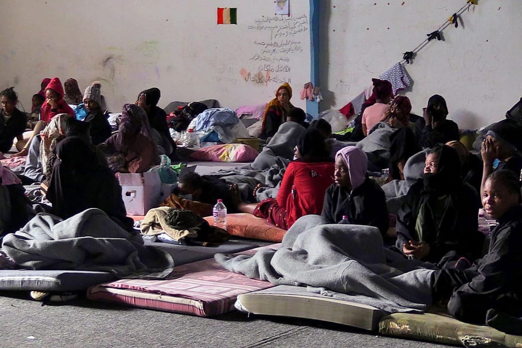 Campo de detenção de Abu Salim em Trípoli, na Líbia (Foto: AFP via Getty Images)