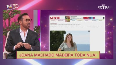 Joana Machado Madeira muito provocadora sem roupa: «Gosto de lavar a loiça nua» - TVI