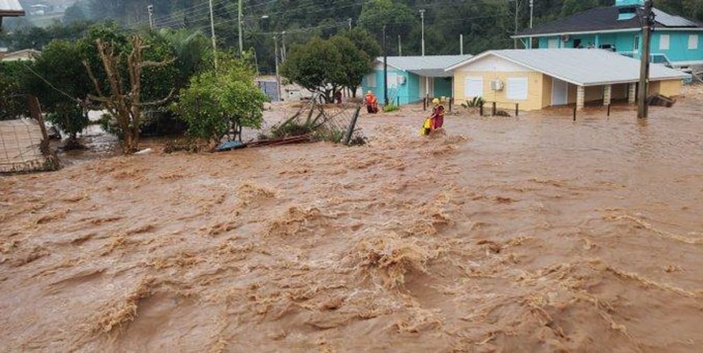 Inundações no Rio Grande do Sul, Brasil (DR)