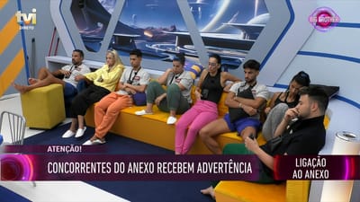 Big Brother faz advertência aos concorrentes do Anexo por atitudes e linguagem polémicas - Big Brother