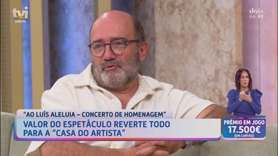 José Raposo faz apelo à ajuda da Casa do Artista: «É uma vida muito inconstante» - TVI