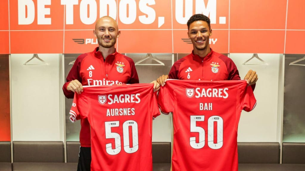 Alexander Bah e Aursnes (SL Benfica)