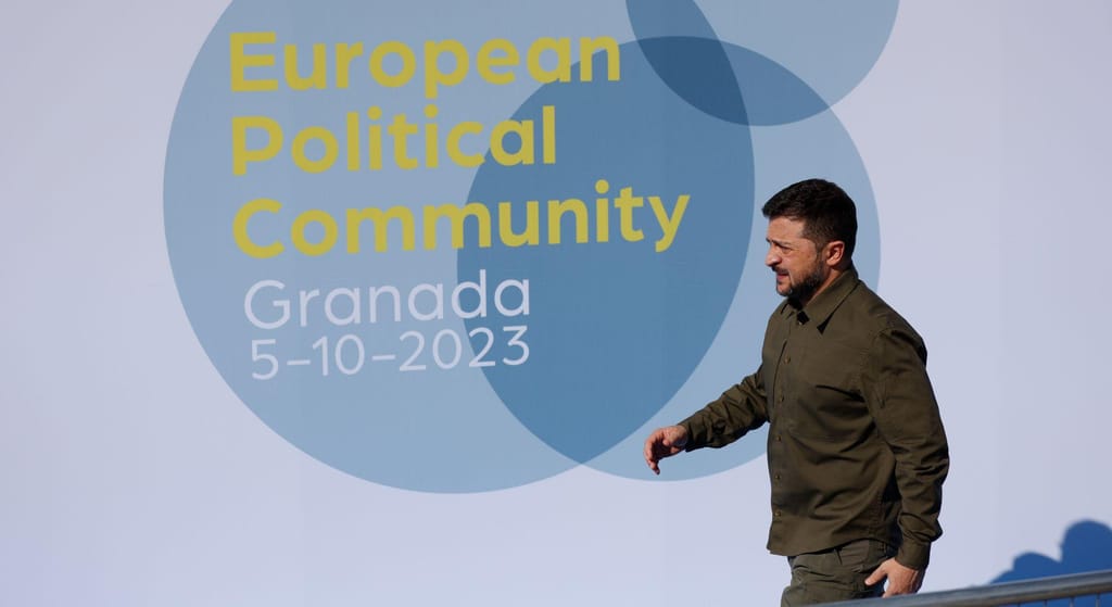 Zelensky em Granada para participar no forum da Comunidade Política Europeia (AP)