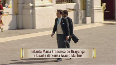 Casamento real: Noivo Duarte Maria Martins chega ao Palácio Nacional de Mafra - TVI