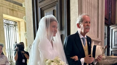 Casamento real: As primeiras imagens da infanta Maria Francisca de Bragança vestida de noiva! - TVI