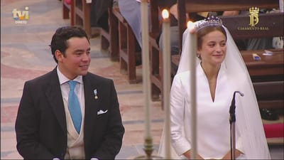 Casamento real: Viva os noivos! Maria Francisca de Bragança e Duarte Maria já são marido e mulher - TVI