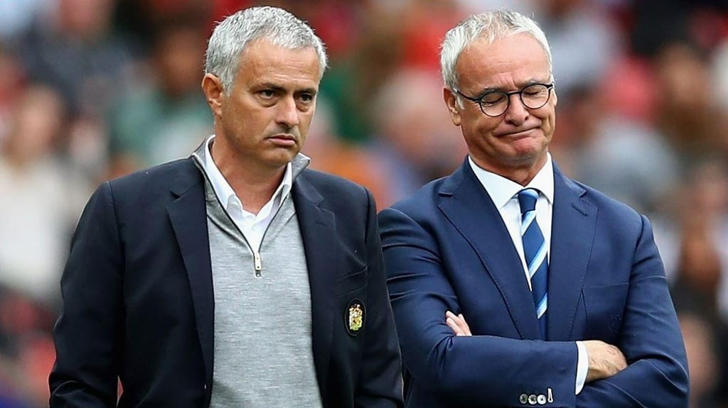 Mourinho e Ranieri (Clive Brunskill/Getty Images)