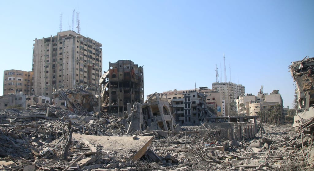 Destruição na Faixa de Gaza (GettyImages)