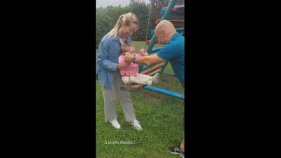 O vídeo amoroso da filha de Marta Melro com família - TVI