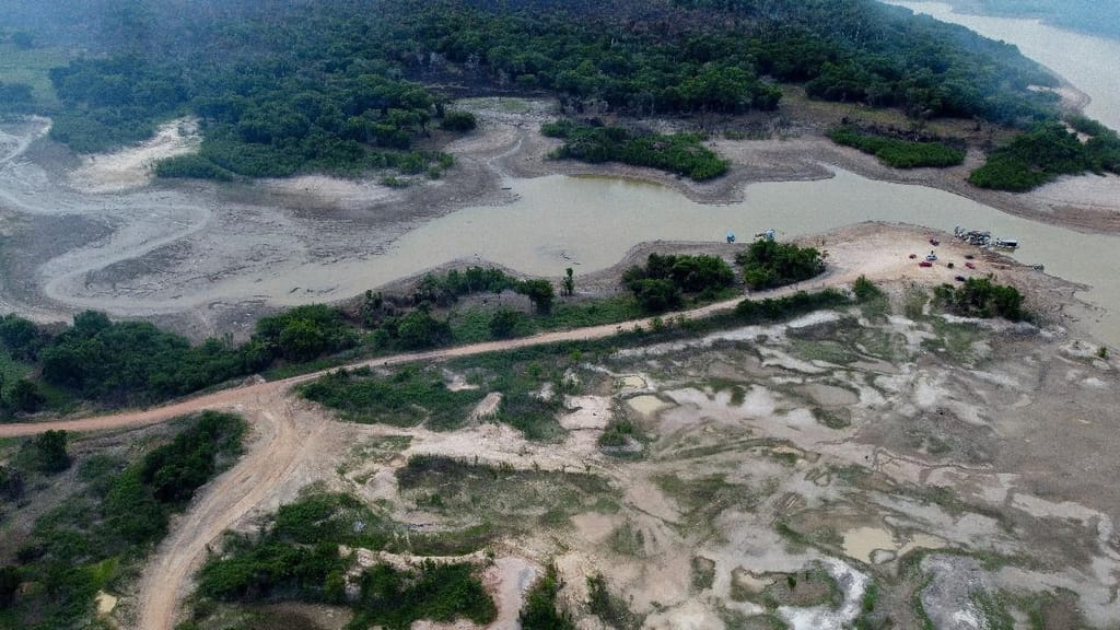 Seca no Rio Negro, Amazónia, Brasil (foto: Michael Dantas/AFP/GettyImages)