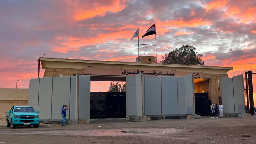 Posto de fronteira de Rafah (AP)