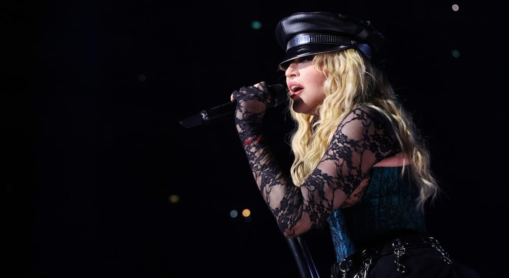 Concerto de Madonna, "Celebration Tour" em Londres, 15 de outubro (GettyImages/ Foto de Kevin Mazur/WireImage para a Live Nation)
