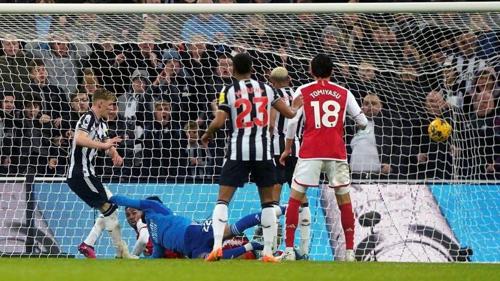 Newcastle - Arsenal (foto: Owen Humphreys/PA via AP)