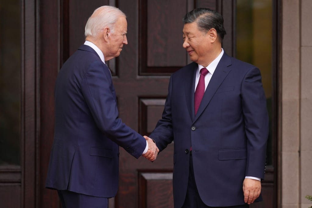 Encontro entre Joe Biden e Xi Jinping em São Francisco (AP)