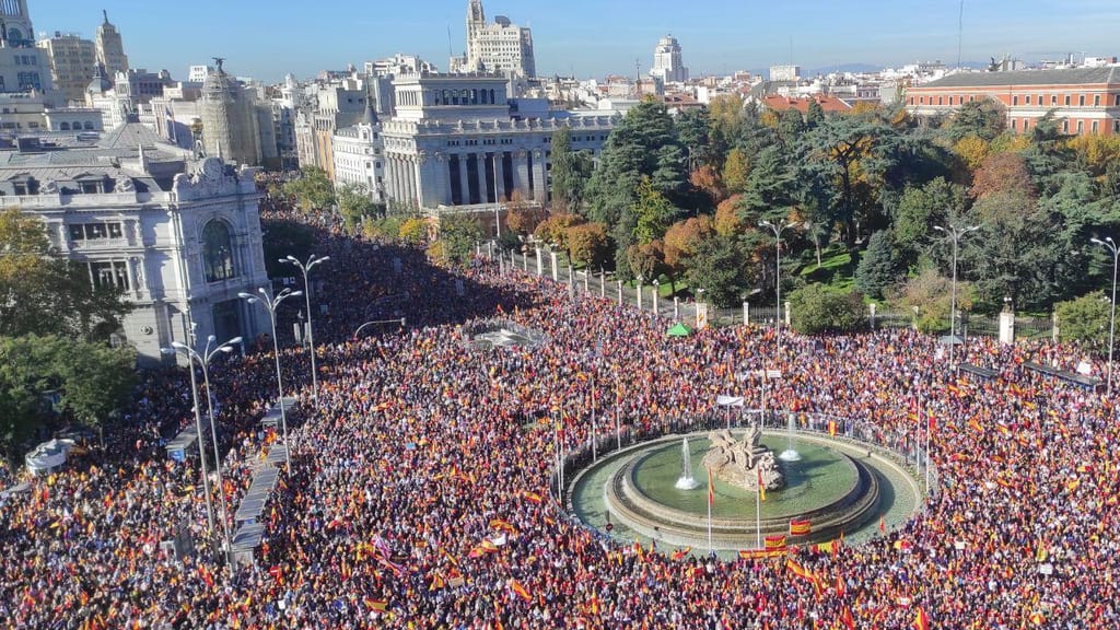 Manifestação em Madrid, Espanha (AP Photo)