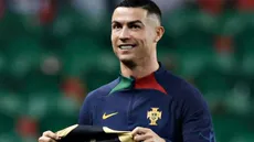 Cristiano Ronaldo celebra com o Sporting: «Parabéns, campeões»