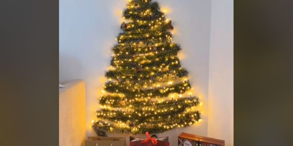 Árvore de Natal de parede 