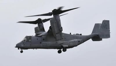 Avião militar americano com seis pessoas a bordo despenha-se no Japão. Há um morto - TVI