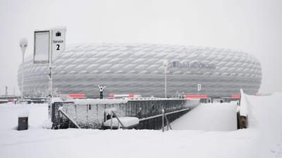 Forte nevão obriga ao adiamento do Bayern-Union Berlim - TVI