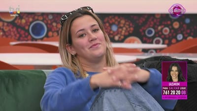 André Lopes elogia Joana Sobral e os dois acabam corados: «Ela é única» - Big Brother