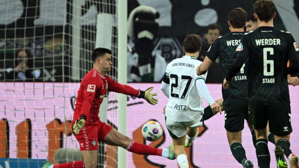 Borussia Monchengladbach-Werder Bremen (Federico Gambarini/dpa via AP)