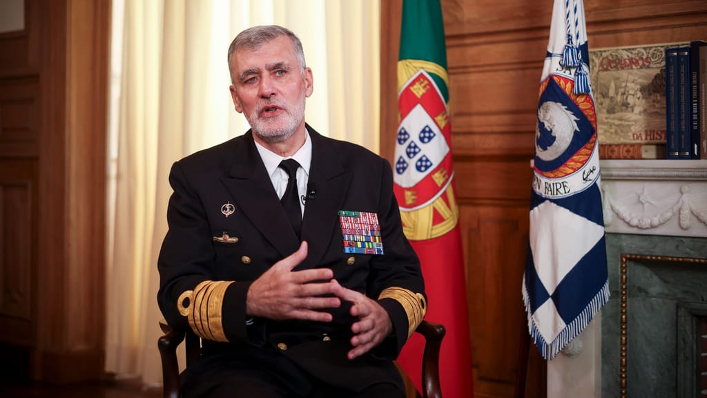 Entrevista ao Chefe de Estado-Maior da Armada, Almirante Gouveia e Melo (JOSE SENA GOULAO/Lusa)