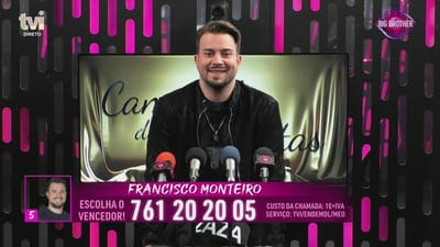 Francisco Monteiro faz o seu derradeiro apelo à vitória - Big Brother