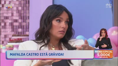 Mafalda Castro explica afastamento da televisão: «Tive um descolamento da placenta aqui em estúdio» - Big Brother