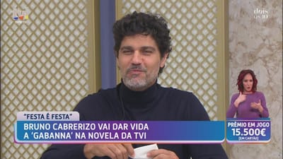 Bruno Cabrerizo reforça o elenco de «Festa é Festa»! O ator revela detalhes da personagem - TVI