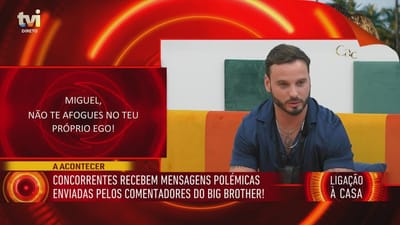 A arder! Miguel Vicente e Leandro reagem a opiniões polémicas dos comentadores - Big Brother