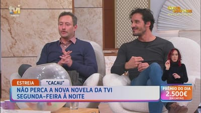 Nuno Pardal e Rodrigo Soares revelam detalhes da nova novela «Cacau»! - TVI